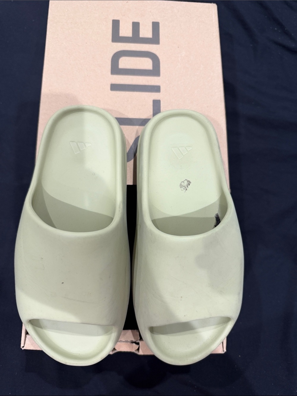 Yeezy Pale Green Slides